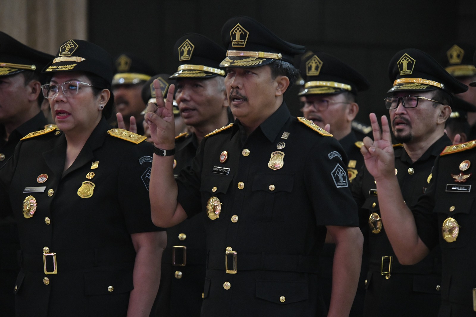 Pucuk Pimpinan Berganti Kanwil Kemenkumham Bali Sambut Nahkoda Baru