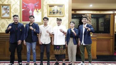Parwata Suntik Rp5 Juta, Dukung Atlet Wushu Badung Tanding ke Surabaya.