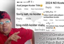 Gerakan Asal Jangan Koster Mencuat Jelang Pilgub Bali 2024