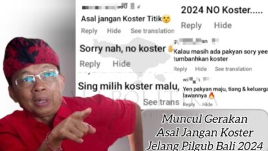 Gerakan Asal Jangan Koster Mencuat Jelang Pilgub Bali 2024