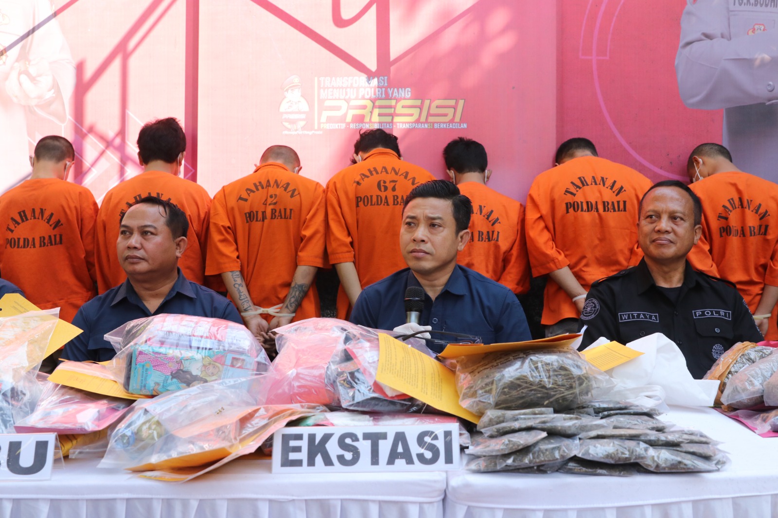 70 Orang TO Narkoba Disikat Polda Bali Dalam 16 Hari