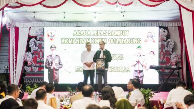 Lepas Sambut Komandan Kodim Badung