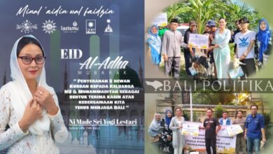 DPW PAN Bali Salurkan 8 Ekor Hewan Qurban Sambut Idul Adha 2024