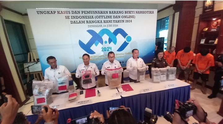 HANI 2024, BNNP Bali Ungkap 17 Kasus Narkoba