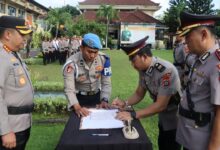 Sertijab Polresta Denpasar, 3 Kapolsek Wajah Baru