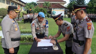 Sertijab Polresta Denpasar, 3 Kapolsek Wajah Baru