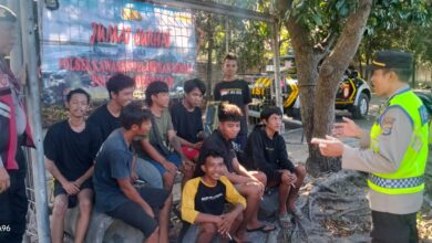 Polsek Benoa Imbau ABK Jauhi Miras dan Narkoba