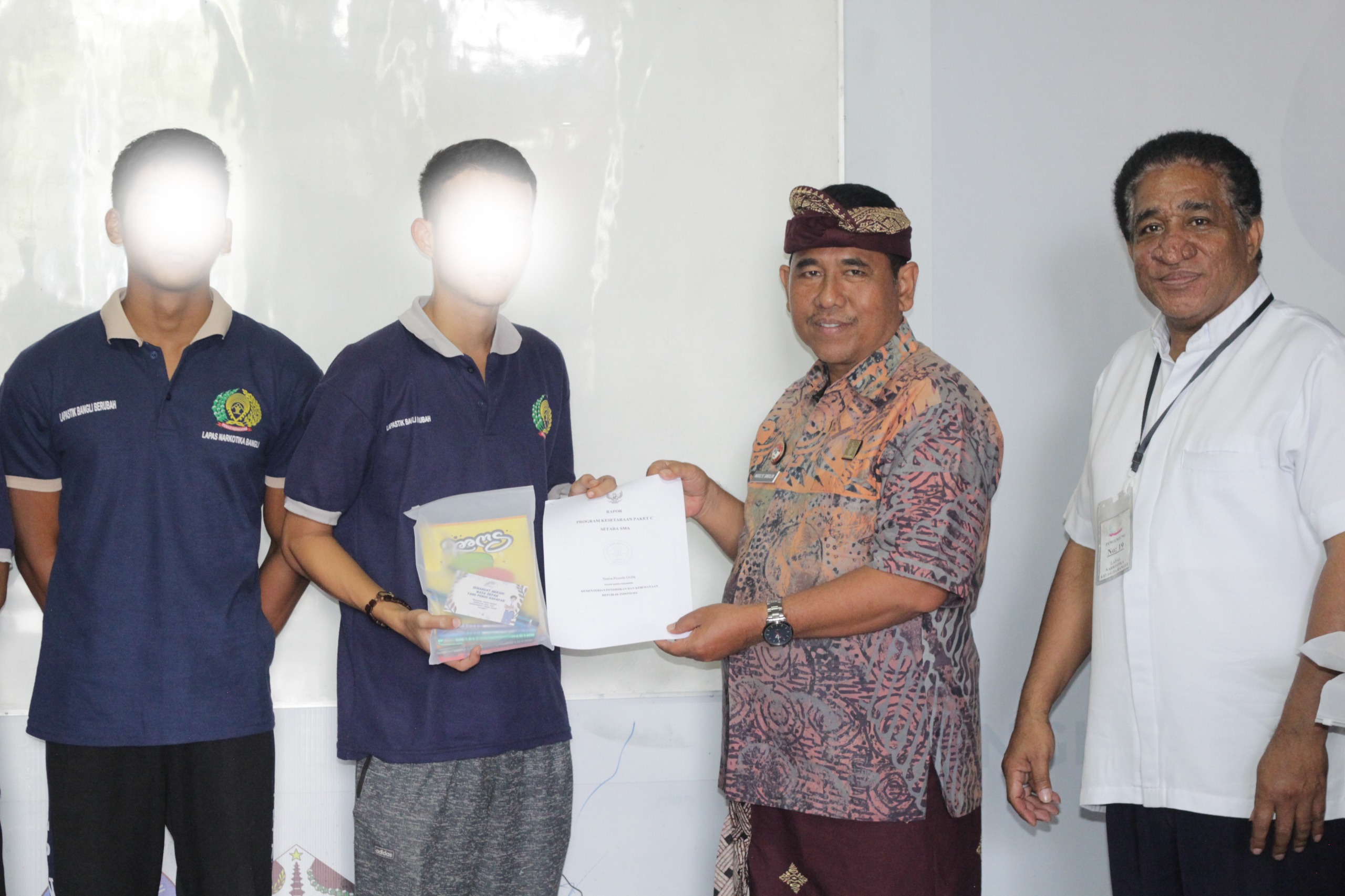 Sekolah di Bui, Warga Lapas Narkotika Bangli Naik Kelas