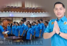 Ketua Barisan Muda Kosgoro 1957 Resmi Jabat Sekretaris KNPI Bali