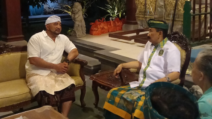 Cagub Mulia Nunas Restu ke Puri Ageng Mengwi