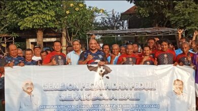 Semeton Peduli Sepak Bola Bali Dukung Mulia-PAS