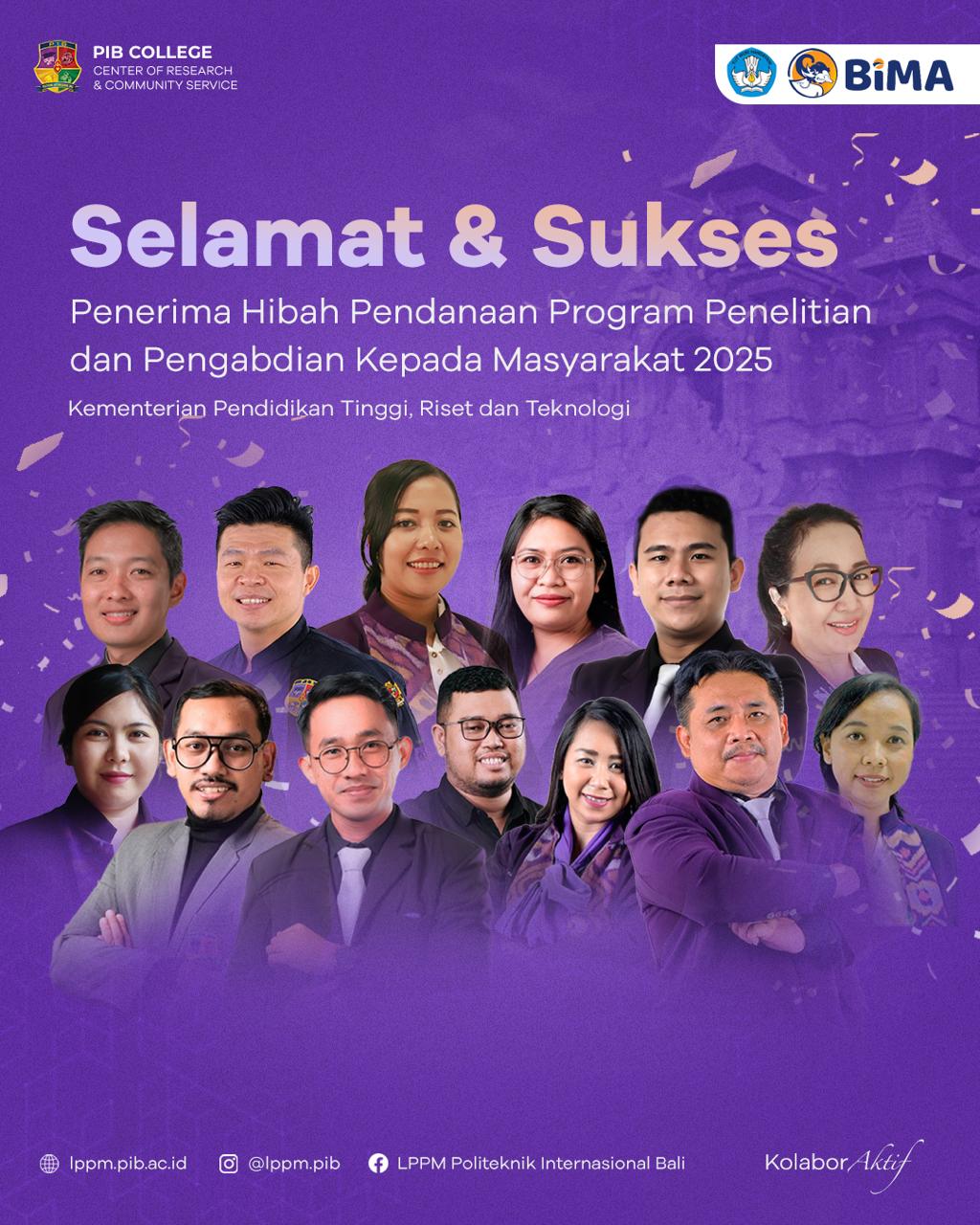Politeknik Internasional Bali Raih Deretan Hibah Nasional 2025
