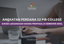 MahasiswaS2 PIB Collage Sukses Laksanakan Sidang Proposal di Semester Awal