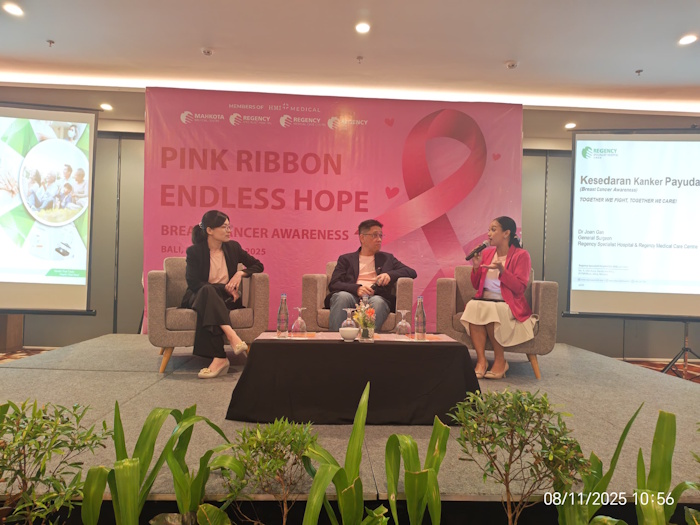 Mahkota Medical Centre dan Regency Specialist Hospital Gelar Kampanye “Pink Ribbon, Endless Hope” di Bali