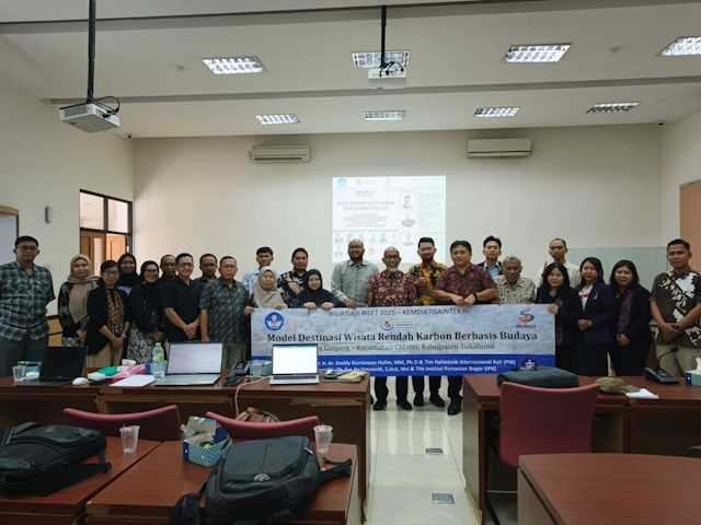 Hilirisasi Riset Kemdiktisaintek 2025: IPB University Gelar Simposium & FGD “Model Destinasi Wisata Rendah Karbon Berbasis Budaya”